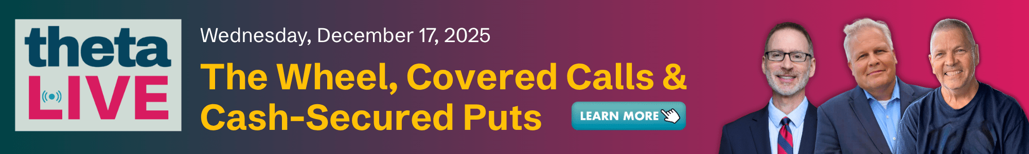 Theta Live about The Wheel, Covered Calls & Cash-Secured Puts