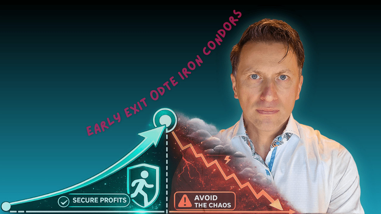 Anton Dentchouk explains his early exit 0DTE Iron Condors.
